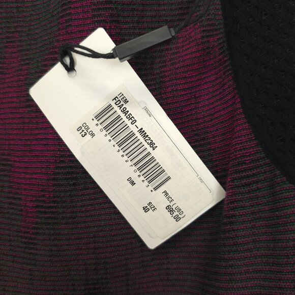 M Missoni Zigzag Knit Bodycon Midi Dress - Picture 11 of 12